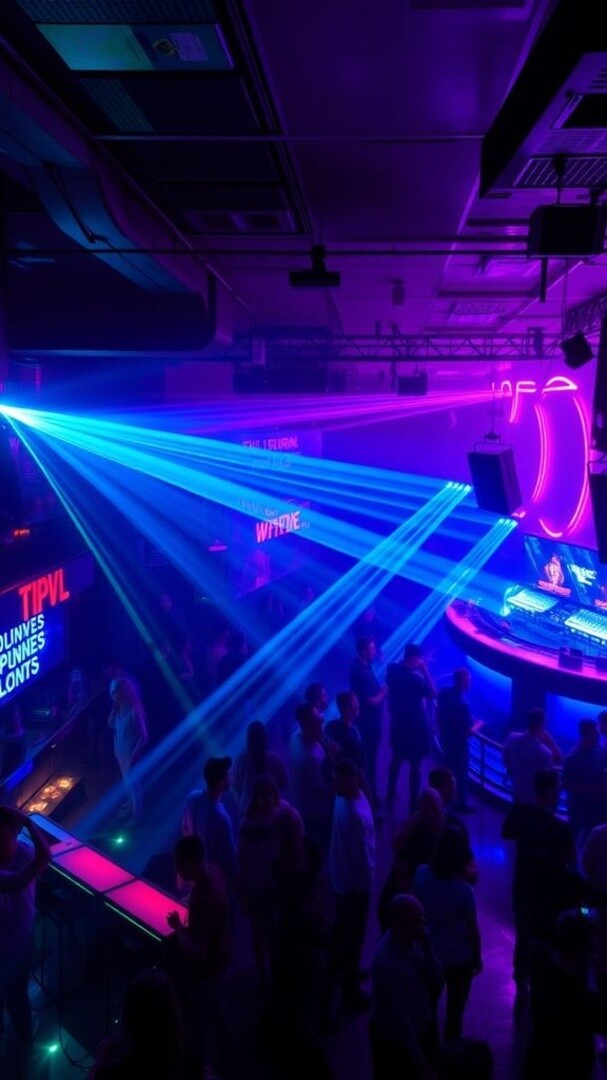 Neon Nights Club — underground venue at the heart of the city